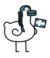 wordduck dance dancing duck word Sticker