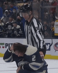 Hair Flip GIF by Columbus Blue Jackets