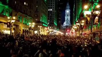 Thousands of Eagles Fans Celebrate Super Bowl Victory in Philadelphia