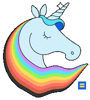 hrcatx pride unicorn hrc human rights campaign Sticker