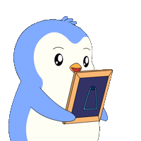 I Love You Kiss Sticker by Pudgy Penguins