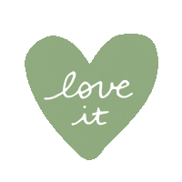 In Love Heart Sticker by Leaves and Clouds