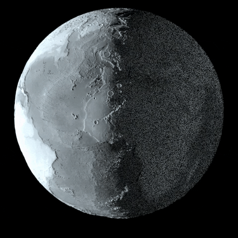 Moon Earth GIF by Joanie Lemercier