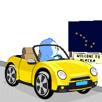 Travel Driving Sticker by Pudgy Penguins
