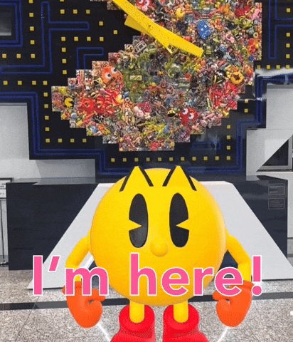 Pac-Man Im Here GIF by Flickplay