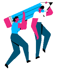 meister_hq animation illustration friends design Sticker