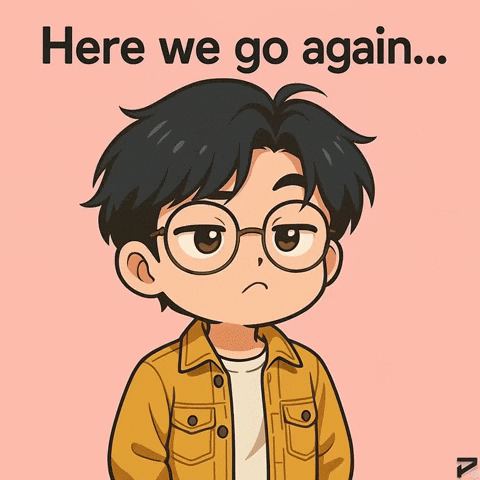 Here We Go Again Ugh GIF by Persona