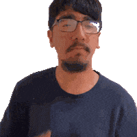 Sad Finger Sticker