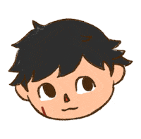 Animal Crossing Smile Sticker by Everidea Interactive