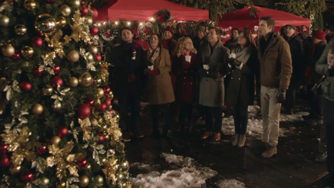 happy merry christmas GIF by Hallmark Channel