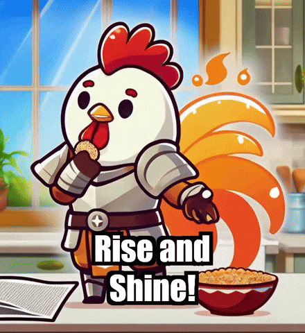 Rise And Shine Morning GIF by Zorooster