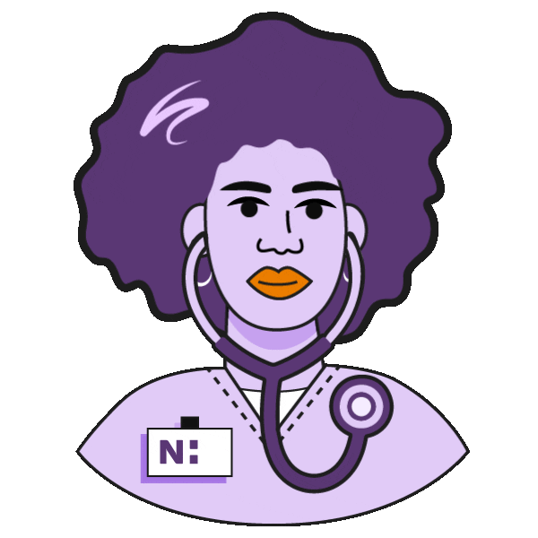 Woman Doctor Sticker by Novant Health