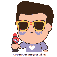 kenangan_hanyauntukmu cool boy bff kopi Sticker