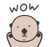 ddingstory jojo sea otter shellfish ddingstory Sticker