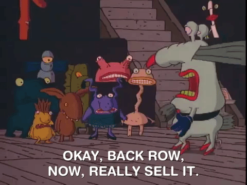 nickrewind giphydvr nicksplat aaahh real monster giphyarm001 GIF
