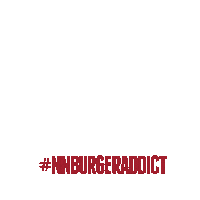NNBurger burger cheeseburger addict nn burger Sticker