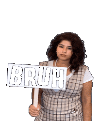 Bruh Sticker by Neeko Booths