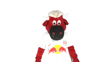 Mascot Bullidibumm Sticker by FC Red Bull Salzburg