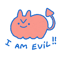 Devil Mischief Sticker by emilka