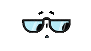 Look Glasses Sticker by Command Brand