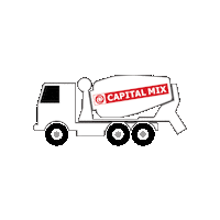capitalmix concreto concretagem capitalmix Sticker