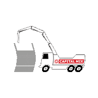 capitalmix concreto concretagem capitalmix Sticker
