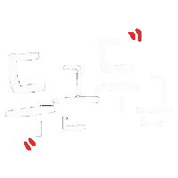 White Text Hangul Sticker