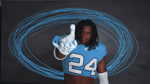 University Of North Carolina Football GIF by UNC Tar Heels