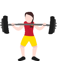 muscle lift Sticker by Deutsche Hochschule für Prävention und Gesundheitsmanagement