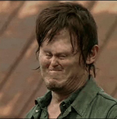 Sad The Walking Dead GIF