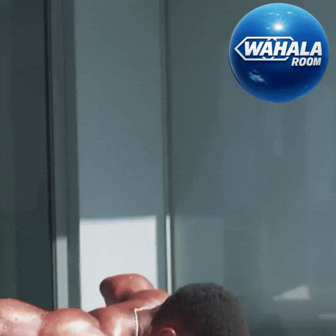 Peace Muscles GIF by Wahala Room