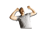 scream yes Sticker