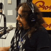 acefrehley kiss laugh laughing lmao GIF