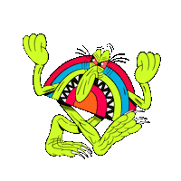 Happy Rainbow Sticker