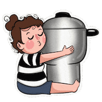 Comida Eat Sticker