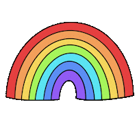 Snail_Scribbles rainbow colourful cute rainbow snailscribbles Sticker