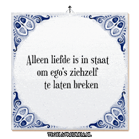 Ego Troost Sticker by Tegelspreuken.nl