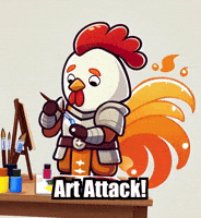 Art Attack GIF by Zorooster