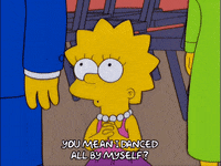 happy lisa simpson GIF