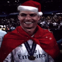 Merry Christmas Football GIF