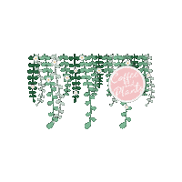 Plant Based Pink Sticker by Coffee and Plants