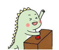 Dinosaur Andre Sticker by PeggySu