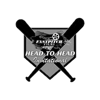 Fastpitchfilms logo white black zoom Sticker