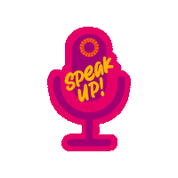 Speak Up Sticker by Global Goals
