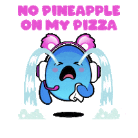 Pizza Crying Sticker by The Grapes
