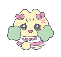 Cheer Up Good Luck Sticker by Snooze Kittens