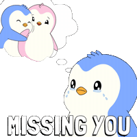 Sad I Love You Sticker by Pudgy Penguins