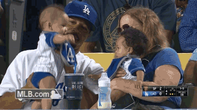 los angeles dodgers GIF by MLB