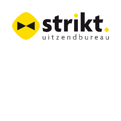 Striktier Sticker by Strikt Uitzendbureau