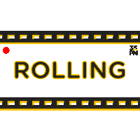 Movie Rolling Sticker by Trespaña